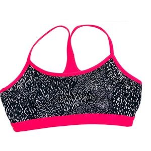 Fabletics Pink & Black Reversible Sports Bra
